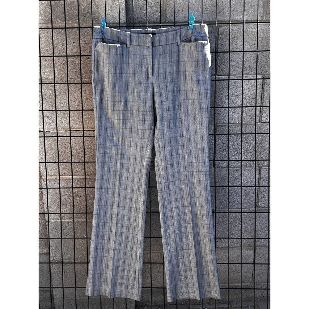 INC International Concepts Grey Tweek Pattern Straight Leg Size 10